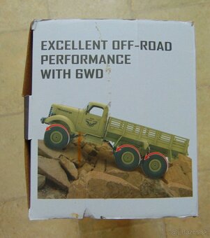 RC Military Truck Zil JJRC 1/16 6WD zelený - 12