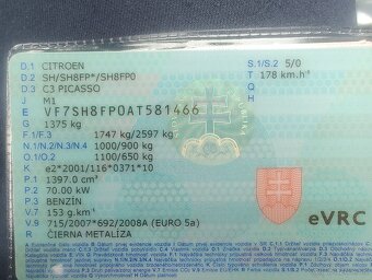 Predám Citroen C3 Picasso 1,4 benzín - 12