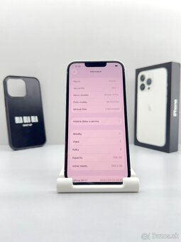 iPhone 13 PRO SILVER 256GB TOP STAV ORIGINÁL - 12