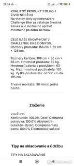 Trenažer , stacionárny bicykel - 12