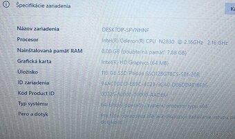 Lenovo B50 / Intel N2830 / 8GB RAM / 128GB SSD / 15.6" - 12