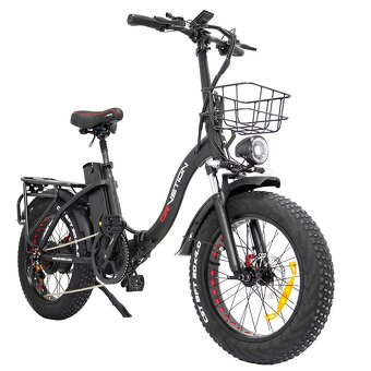 Skladací mestský ebike Drvetion 20x4.0",750W,20Ah 960Wh,45k - 12