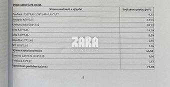 JUH - ul. Žižkova, 3 izbový byt, 71 m², loggia. Pražský typ - 12