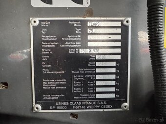Balíkovač lis na guľaté baliky s vario komorou claas variant - 12