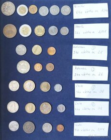 Zbierka mincí - Ázia, Afrika, Indonézia, Latinská Ame (dopl) - 12