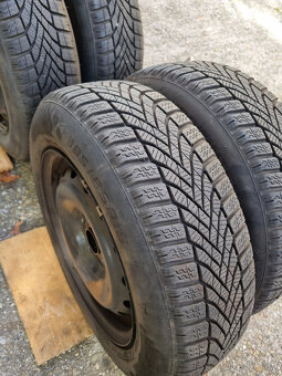 Zimné pneu 185/65 R15 88T + plechové disky 4x100 6Jx15 ET47 - 12