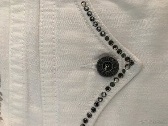NOVÉ GUESS originál krystalove damske capri nohavice S/M - 12