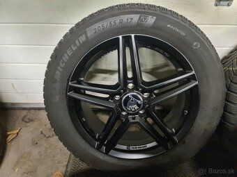 ZIMNA SADA BLACK-COLOR 5X112 R17 PNEU 205/55 R17 - 12