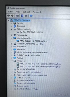 Lenovo B575e / AMD E2-1800 / 4GB RAM / 128GB SSD / 15.6" - 12