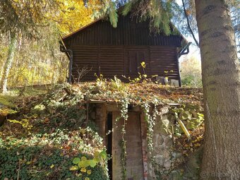 Na predaj zrubová chata so záhradou 1633 m2 v obci Bartošová - 12