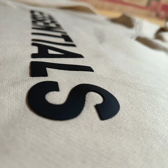 Essentials Fear of God baggy béžová mikina s kapucňou XL - 12