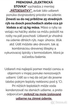 Elektrická udiareň Kaiser - 12