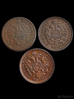 Mince Františkja Jozefa I. - striebro i meď - 12