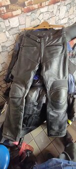 Dámske aj pánske kožené motooblečenie, motobunda, nohavice - 12