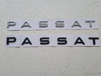 Chrómové a čierne nápisy na kufor VOLKSWAGEN - 12