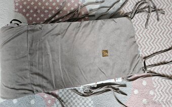 KLUPS Postieľka detská so zábranou Noah biela 120x60 cm - 12