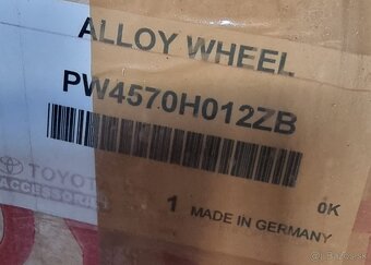 Disky Toyota Aygo R15, 4x100 - 12