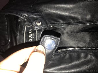 NOVÁ GUESS originál koženkova/damska bundicka S - 12