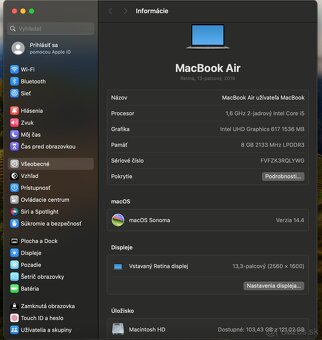 Apple MacBook Air, 13" 2019, Retina, Thunderbolt - V ZÁRUKE - 12