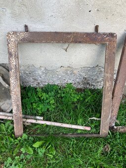 Liatinove platne, rošty,rámy na pec, kominová klapka - 12