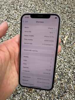 iPhone 12 pro 512GB - baterie 100% - 12