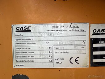 CASE 695 SR 4X4 traktorbager 2008 VIN 568 - 12