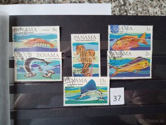 Poštové známky č.492 - AMERIKA a KARIBIK II. - 20 sérií - 12