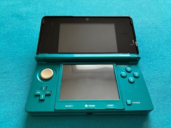 Nintendo 3ds aqua blue s krabicou a príslušenstvom - 12