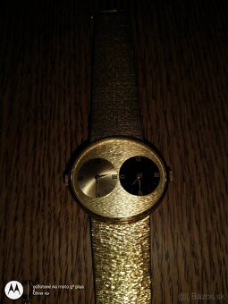 Exkluzívne Zlaté Hodinky PIAGET Dual Time 18k/750 - 12