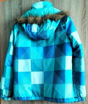 Pekná vetrovka zeleno modrá, v. M/L - 12
