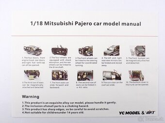 MITSUBISHI PAJERO 3.5L V6 V73 2006 – 1:18 SUN STAR - 12