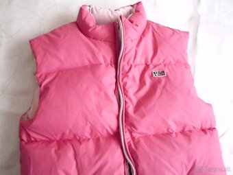 Napapijri dámska dievčenská obojstranná vesta perie S-M - 12