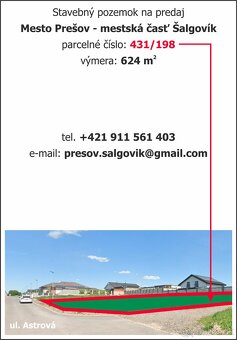 Lukratívny stavebný pozemok | 624 m² - Prešov - 12