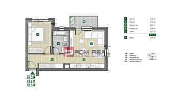 PREDAJ 2i byt, 57 m2, Prémiová novost. Zelené Nivy, Pezinok - 12