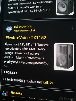 Electro-voice TX Classe Passive - 12