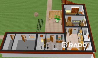 RADO ǀ Reality ponúka na predaj dvojizbový RD v obci Borský  - 12