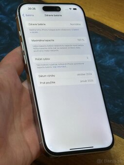 iPhone 16 Pro Max 256gb White 100% bateria - 12