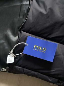 Polo ralph lauren čierna zimná bunda - L - 12