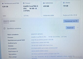 Toshiba Tecra / Intel i5 / 4GB RAM / 128GB SSD / 15.6" - 12