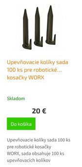 Worx Landroid M500 plus WR165E v plnej vybave a zaruke - 12