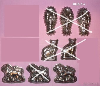 FORMIČKY A VYKRAJOVAČKY, DOBOVÉ na pečenie, pre zberateľov - 12