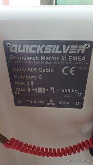 Predam cln Quicksilver cabin 505 activ - 12