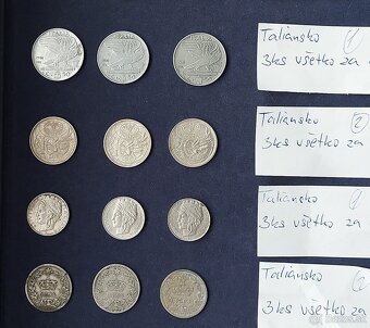 Zbierka mincí - Maroko,Taliansko, České mince, dvojeurovky - 12