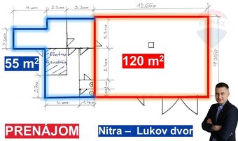 Prenájom haly 120 m² , Lukov dvor - Nitra. - 12