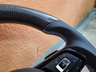 VOLANT VOLKSWAGEN R RLINE GTI - KOZA / KARBÓN - 12