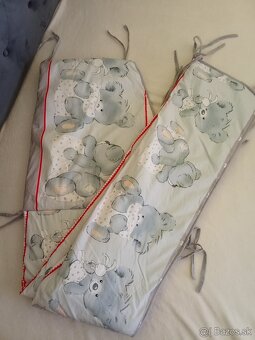 Predám detskú postieľku+ 2x matrac, plachty, mantinel... - 12