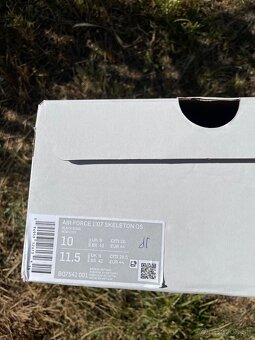 Nike AF1 Skeleton Black EU44 - 12