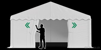 Pevný záhradný stan 5x8m - 12