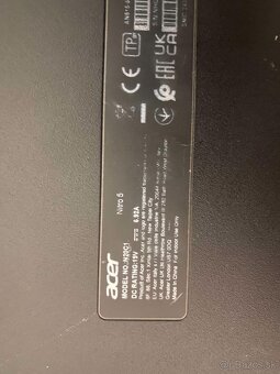 Predám herný notebook acer nitro 5 n20c1 i5 11 gen 16 gb ram - 12