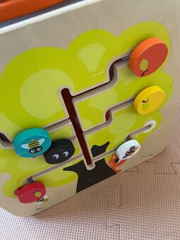 Janod drevená didaktická kocka s labyrintom - 12